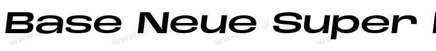Base Neue Super Exp ExtBd字体转换